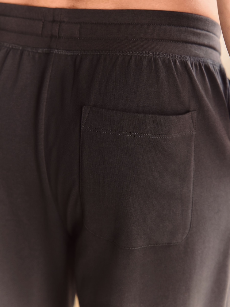 Gris d'ardoise - Ourlets resserrés - Pantalon de jogging slim léger - Image 5 of 8
