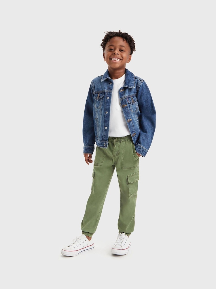 Levi's® Green Relaxed Cargo Jogger Trousers - Image 1 of 8 Levi's® Green Relaxed Cargo Jogger Trousers - Image 1 of 8