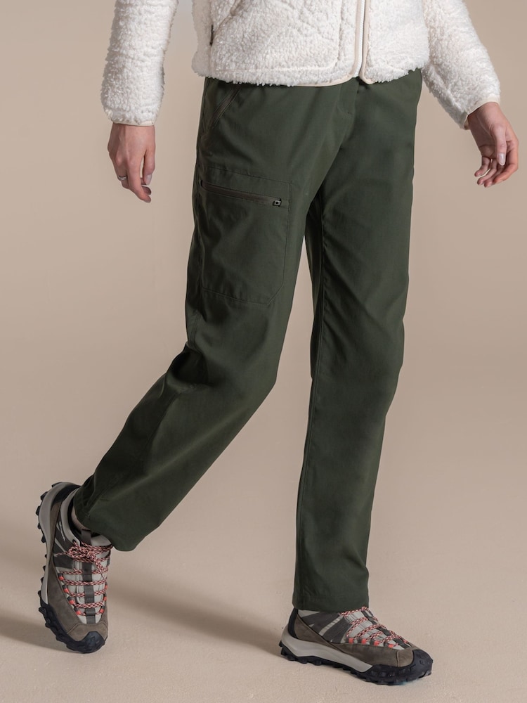 Craghoppers Green Kiwi Pro Barrel Trousers - Image 1 of 6 Craghoppers Green Kiwi Pro Barrel Trousers - Image 1 of 6