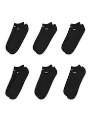 Nike Black Everyday Lightweight Training No Show Socks 6 Pack - Image 2 of 4