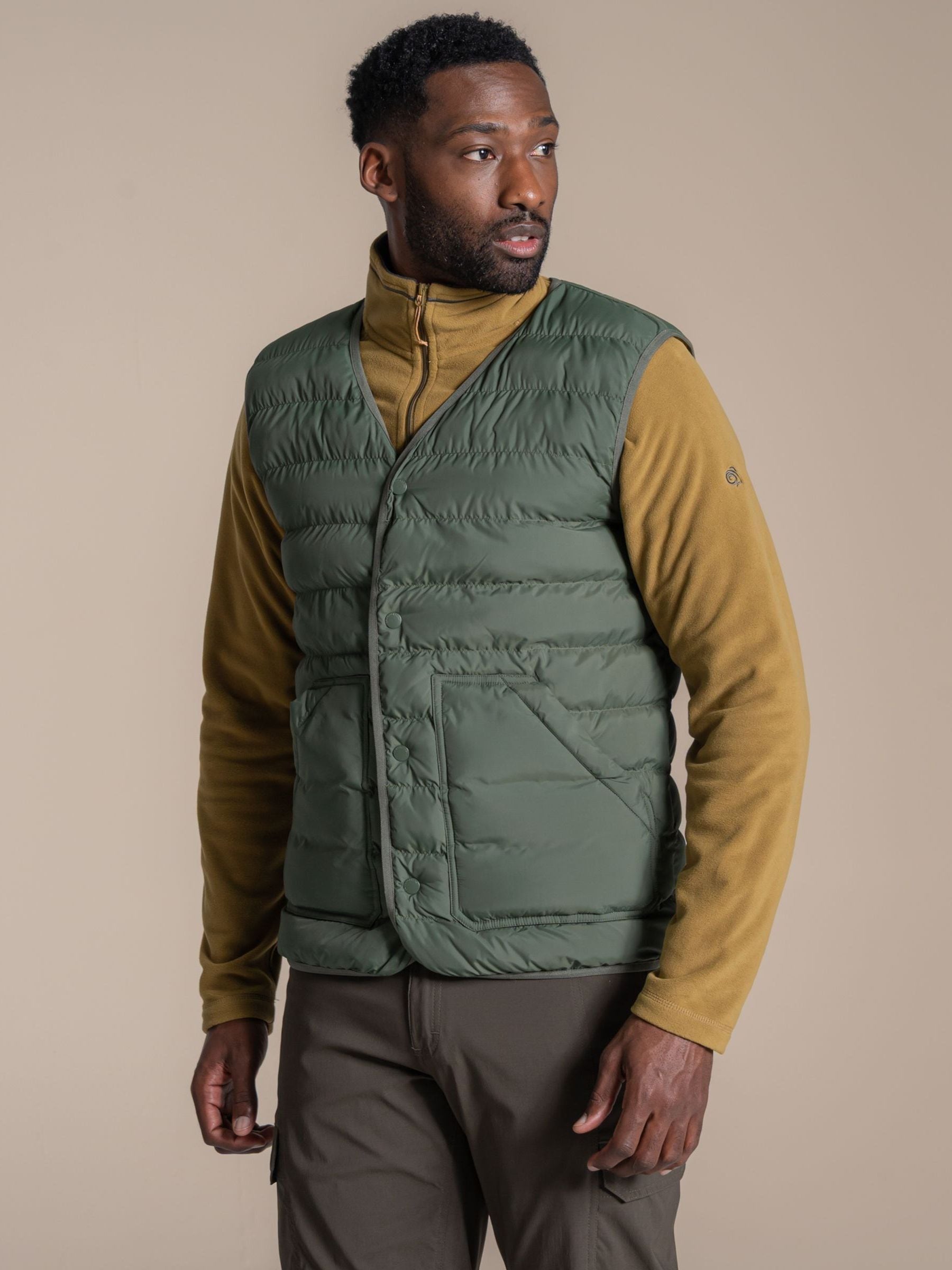 Craghoppers Men's Dark Green National Trust Dalesway Insulated Bodywarmer In | : 2XL - Image 3