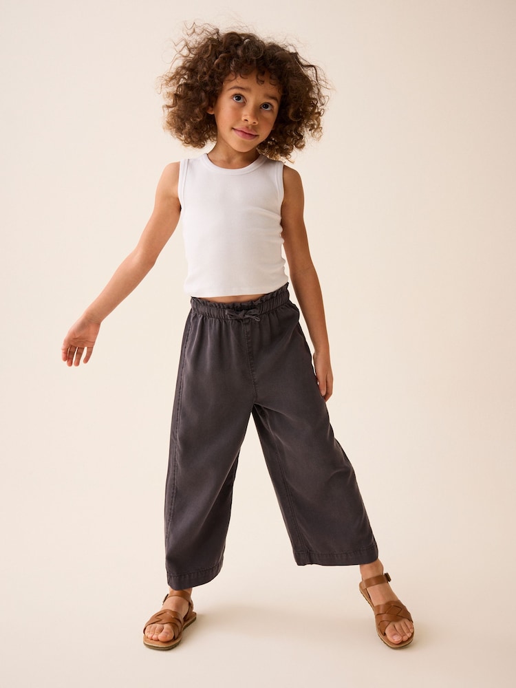 White Boxy Rib Vest (3-16yrs) - Image 1 of 7