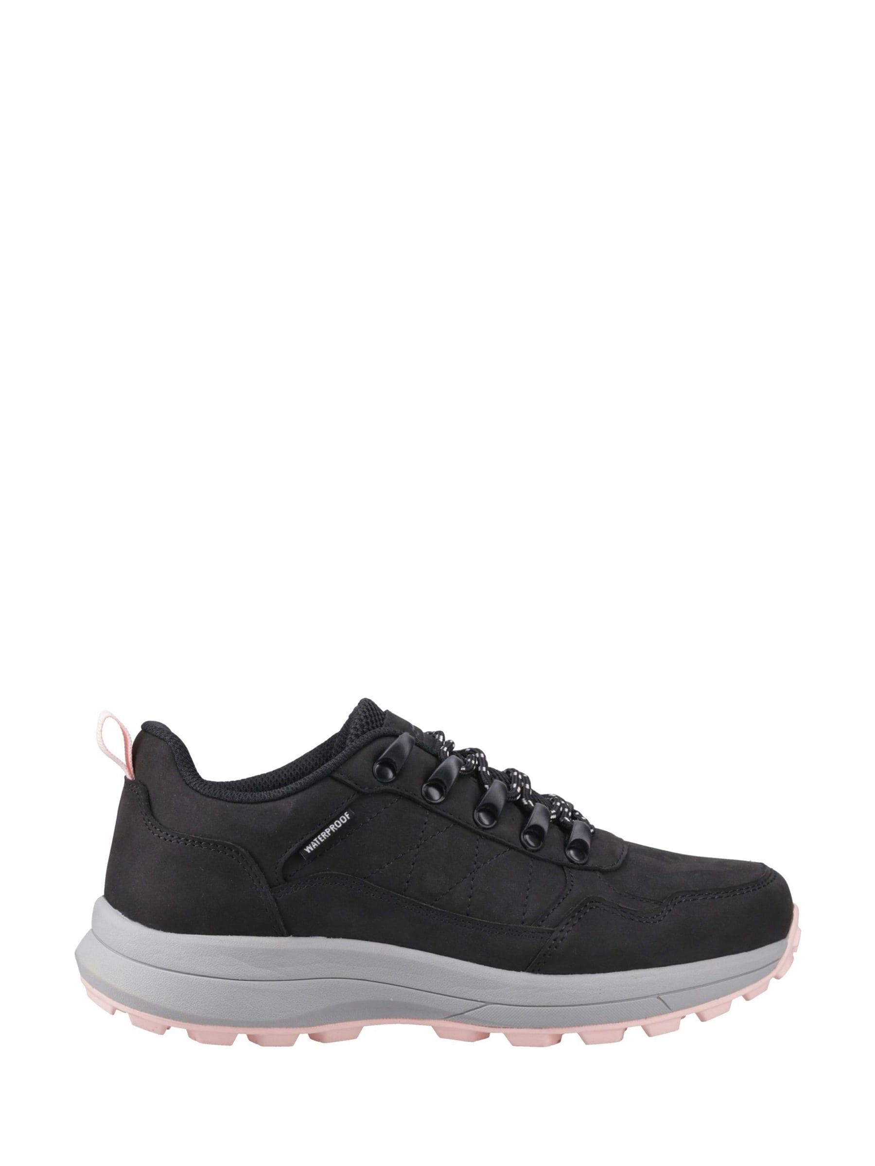 Cotswold Women's Elmfield Waterproof Nubuck Trainers Black Size 8 (41) - Image 3