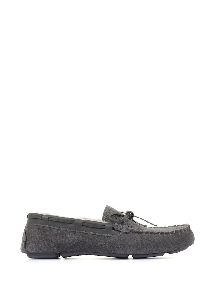 Jones Bootmaker Men's Sheepskin Lined Slippers - Image 2 of 6
