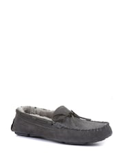 Jones Bootmaker Men's Sheepskin Lined Slippers - Image 4 of 6