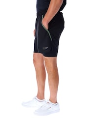 Ted Baker Sport Black 2 In 1 Running Shorts - Image 3 of 4
