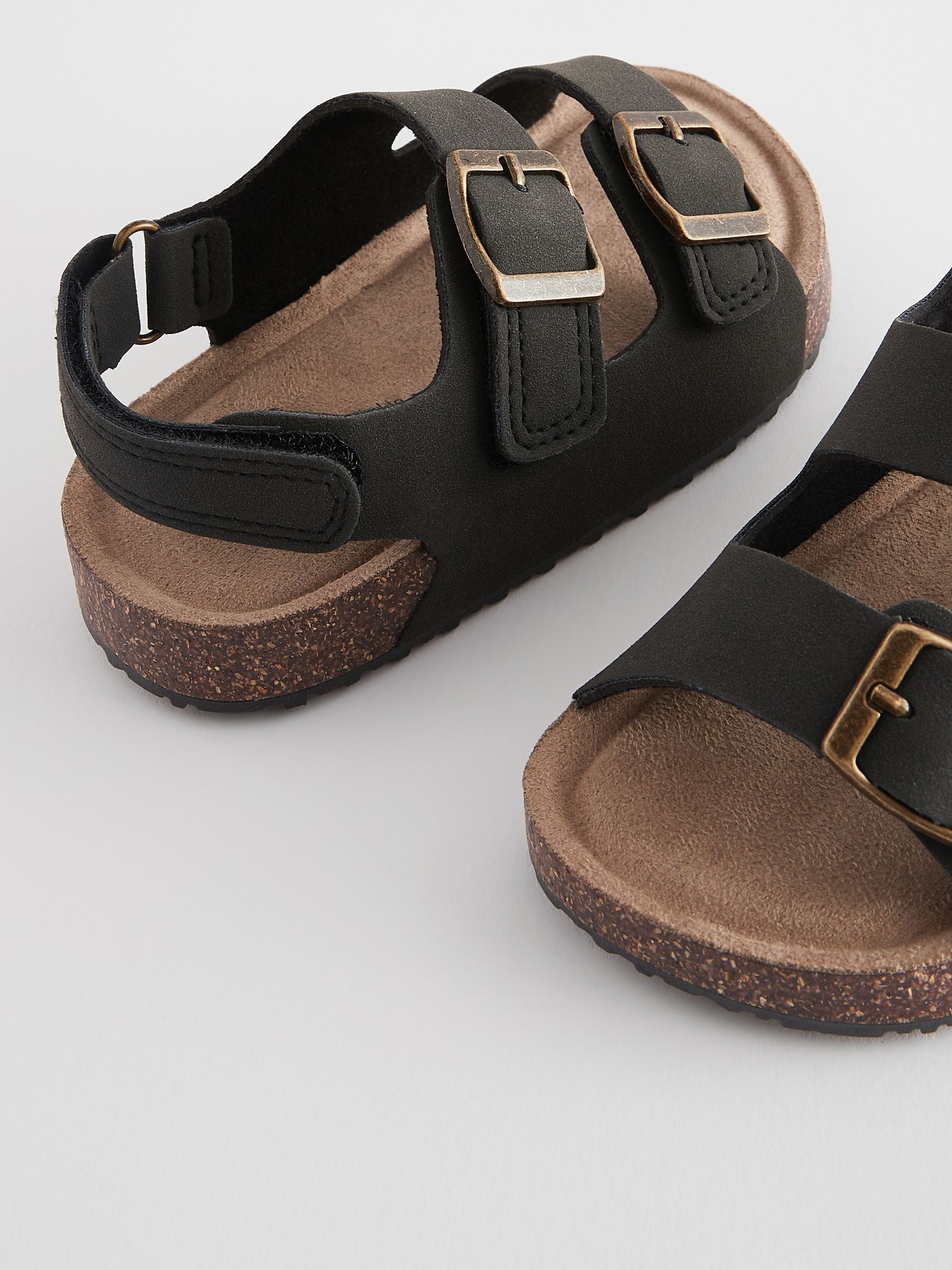 Wide fit footbed sandals cheap