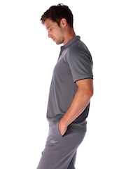 Ted Baker Sport Grey Essential Polo Shirt - Image 3 of 4