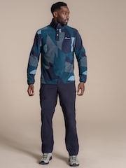 Verde/Azul - Craghoppers Dewlish II Overhead Fleece - Imagen 3 de 5