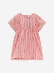 ARKET Pink Cotton Linen Dress - Image 1 of 2