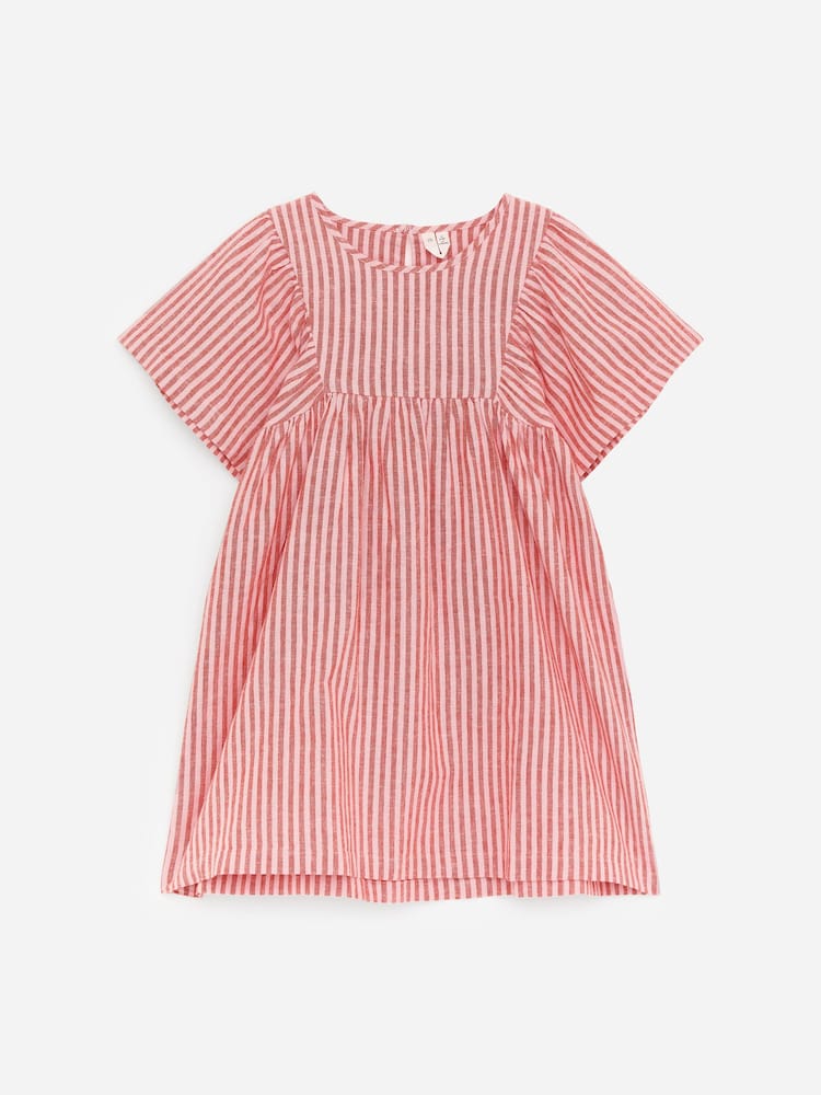 ARKET Pink Cotton Linen Dress - Image 1 of 2