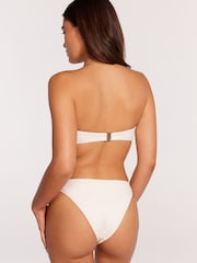 Victoria's Secret White Crochet Hardware Bandeau Bikini Top - Image 1 of 6