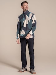 Verde/Crema - Craghoppers Dewlish II Overhead Fleece - Imagen 3 de 4