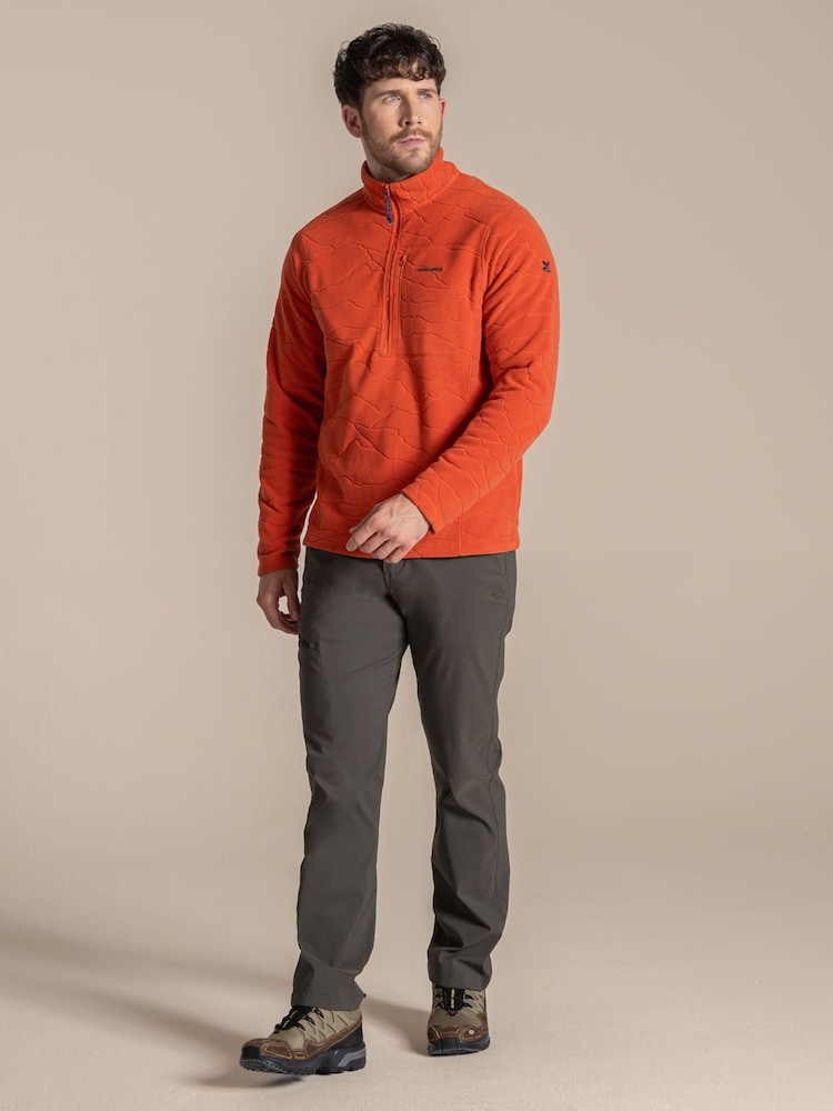 Craghoppers Orange Bartsia Half Zip Fleece - Image 1 of 5 Craghoppers Orange Bartsia Half Zip Fleece - Image 1 of 5