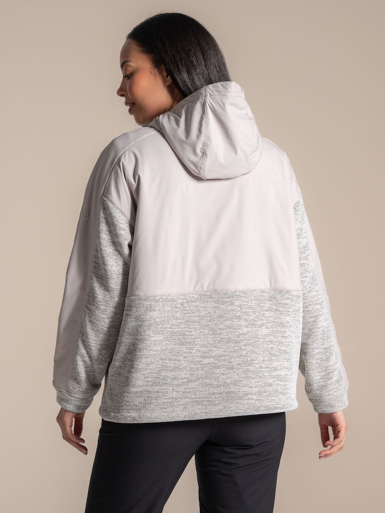 Craghoppers Grey Hanna Hooded Overhead Fleece - Image 2 of 6
