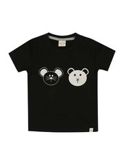 Turtledove London Black Organic Cotton Best Friends T-Shirt - Image 1 of 4