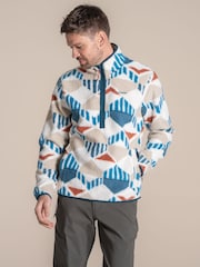 Craghoppers Blue Tatton II Half Zip Fleece - Image 1 of 6