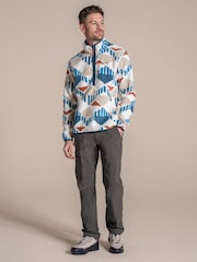 Craghoppers Blue Tatton II Half Zip Fleece - Image 3 of 6