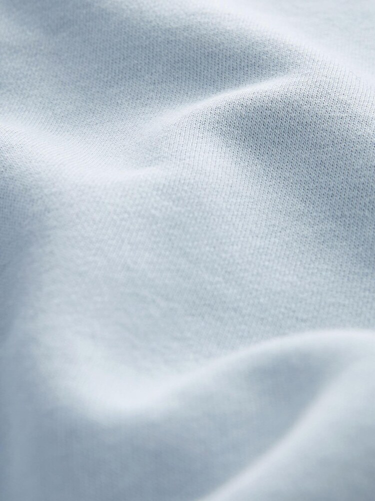 Niebieski - Bluza utility z okrągłym dekoltem - Image 8 of 8