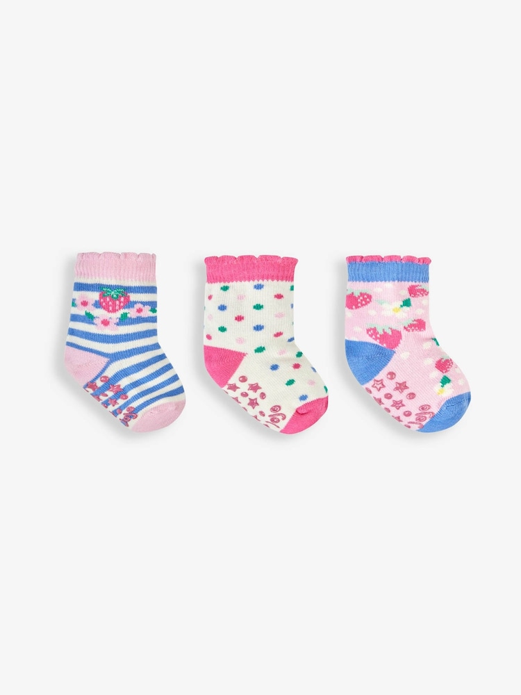 rožnata - Komplet 3 parov nogavic s sadjem JoJo Maman Bébé - Slika 1 iz 4 rožnata - Komplet 3 parov nogavic s sadjem JoJo Maman Bébé - Slika 1 iz 4