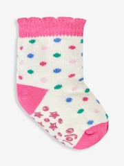 JoJo Maman Bébé Pink 3-Pack Fruit Socks - Image 2 of 4