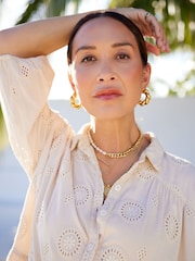 Myleene Klass Stone Broderie Tunic Dress - Image 7 of 8