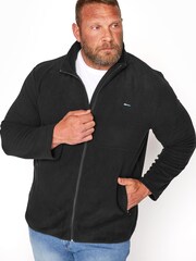 BadRhino Big & Tall Black Zip Through Fleece - Image 1 of 3