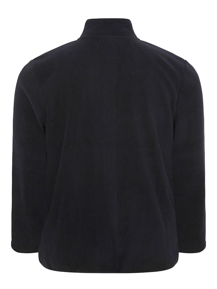 BadRhino Big & Tall Black Zip Through Fleece - Image 3 of 3