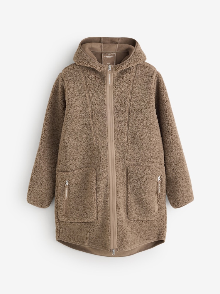 Ilse Jacobsen Brown Soft Bonded Pile Jacket - Image 1 of 1