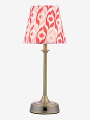 Joules Red Apsley Rechargeable Led Wireless Table Lamp - Image 3 of 7