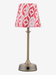 Joules Red Apsley Rechargeable Led Wireless Table Lamp - Image 4 of 7