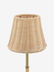 Joules Natural Elcot Rechargeable LED Rattan Table Lamp - Image 5 of 6