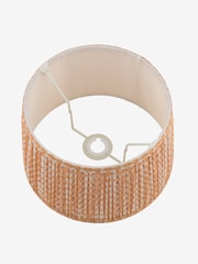 Joules Yellow Folly Pleated Cotton Easyfit Lamp Shade - Image 6 of 7