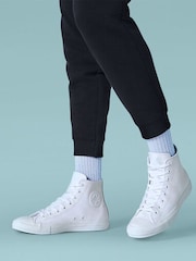 Blanco - Zapatillas de deporte hi-top de cuero Chuck Ox de Converse - Imagen 1 de 5