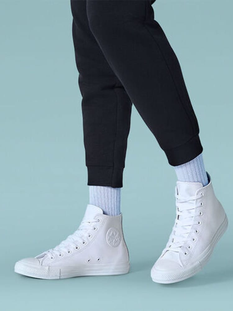 Blanco - Zapatillas de deporte hi-top de cuero Chuck Ox de Converse - Imagen 1 de 5