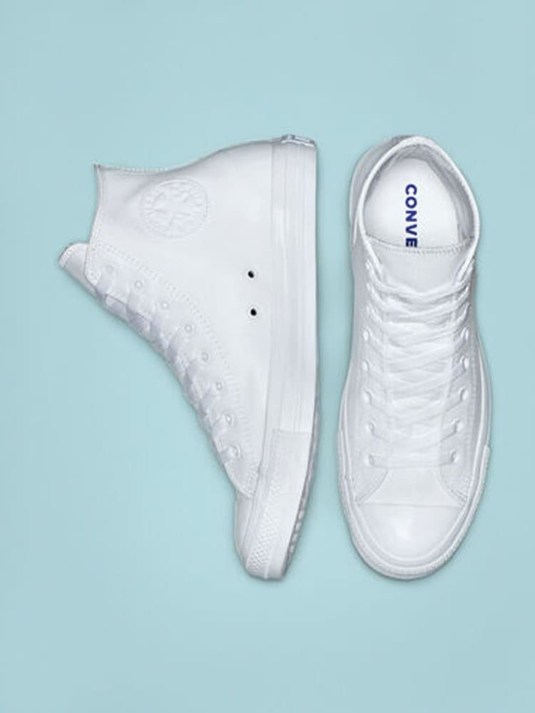 Blanco - Zapatillas de deporte hi-top de cuero Chuck Ox de Converse - Imagen 5 de 5