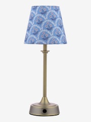 Joules Blue Apsley Rechargeable Led Wireless Table Lamp - Image 4 of 7