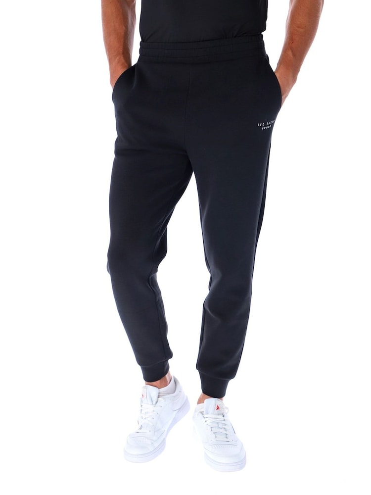 Ted Baker Sport Black Essentials Track Joggers - Image 1 of 4 Ted Baker Sport Black Essentials Track Joggers - Image 1 of 4