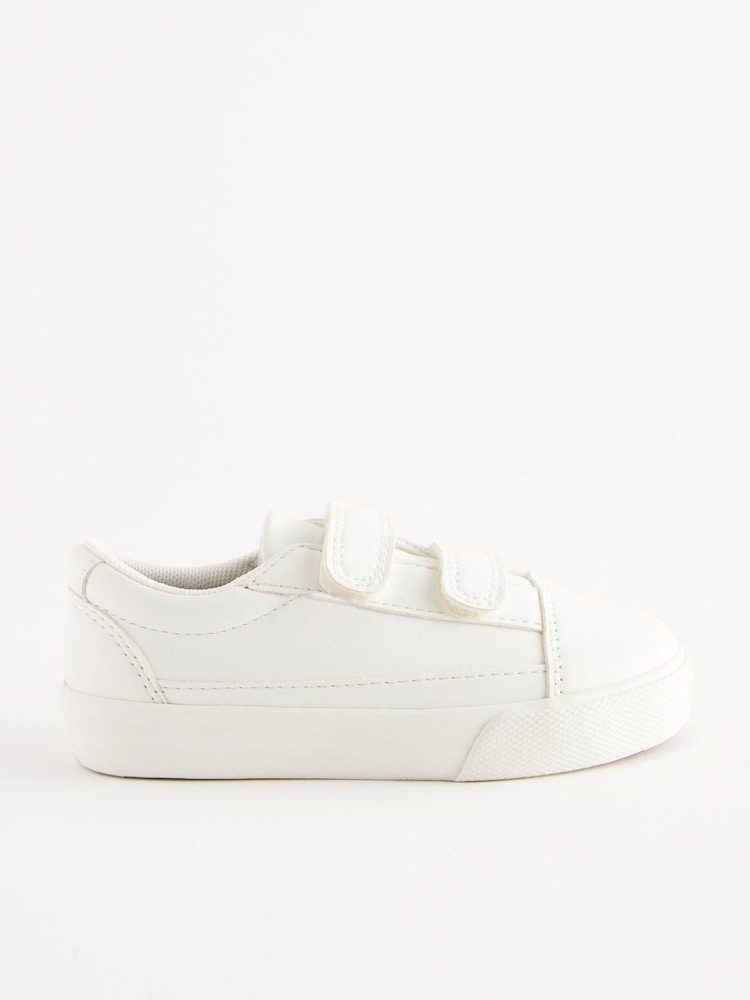 Weiß - Schuhe mit Klettverschluss - Bild 2 von 4 Weiß - Schuhe mit Klettverschluss - Bild 2 von 4