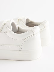 White Standard Fit (F) Strap Touch Fastening Shoes - Image 3 of 4