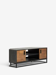 Natural Arizona Pine Up to 46", Corner TV Unit - Image 9 of 11