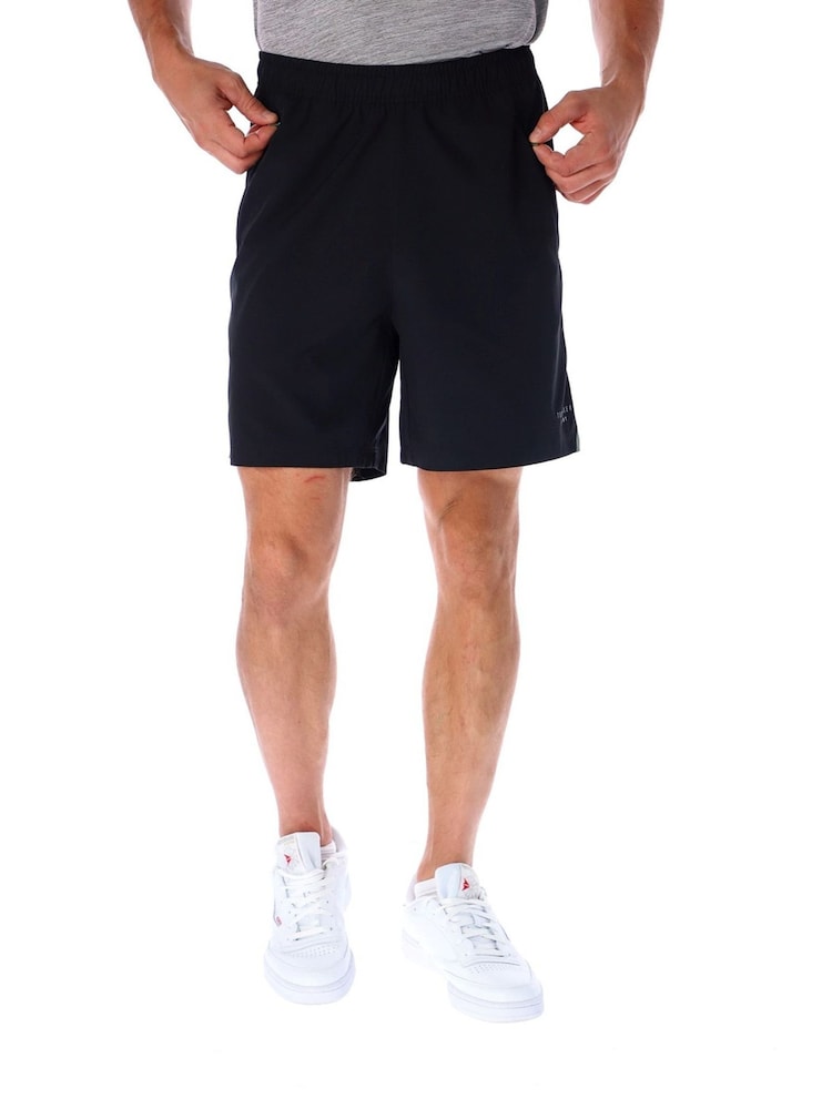 Ted Baker Sport Black 7" Training Shorts - Image 1 of 4 Ted Baker Sport Black 7" Training Shorts - Image 1 of 4