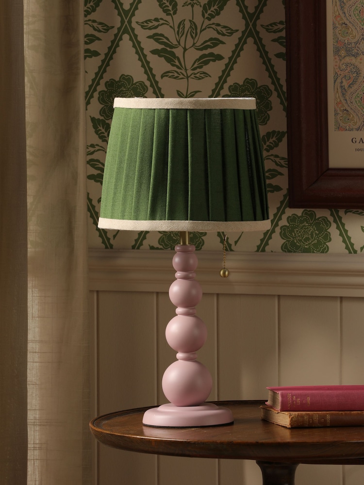 Joules Pink Harewood Table Lamp - Image 2 of 6 Joules Pink Harewood Table Lamp - Image 2 of 6