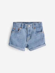 Levi's® Blue Light Mom Denim Shorts With Roll Cuff - Image 1 of 1