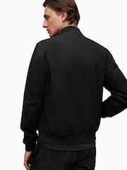 AllSaints Black Bardsley Bomber Jacket - Image 2 of 5