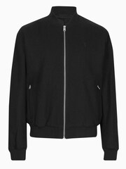 AllSaints Black Bardsley Bomber Jacket - Image 5 of 5