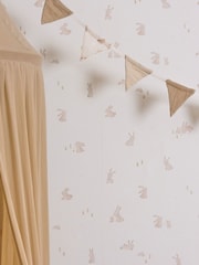 Little Dutch Brownwhite Baby Bunny 10M Wallpaper - Image 1 of 5