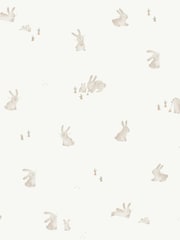 Little Dutch Brownwhite Baby Bunny 10M Wallpaper - Image 2 of 5