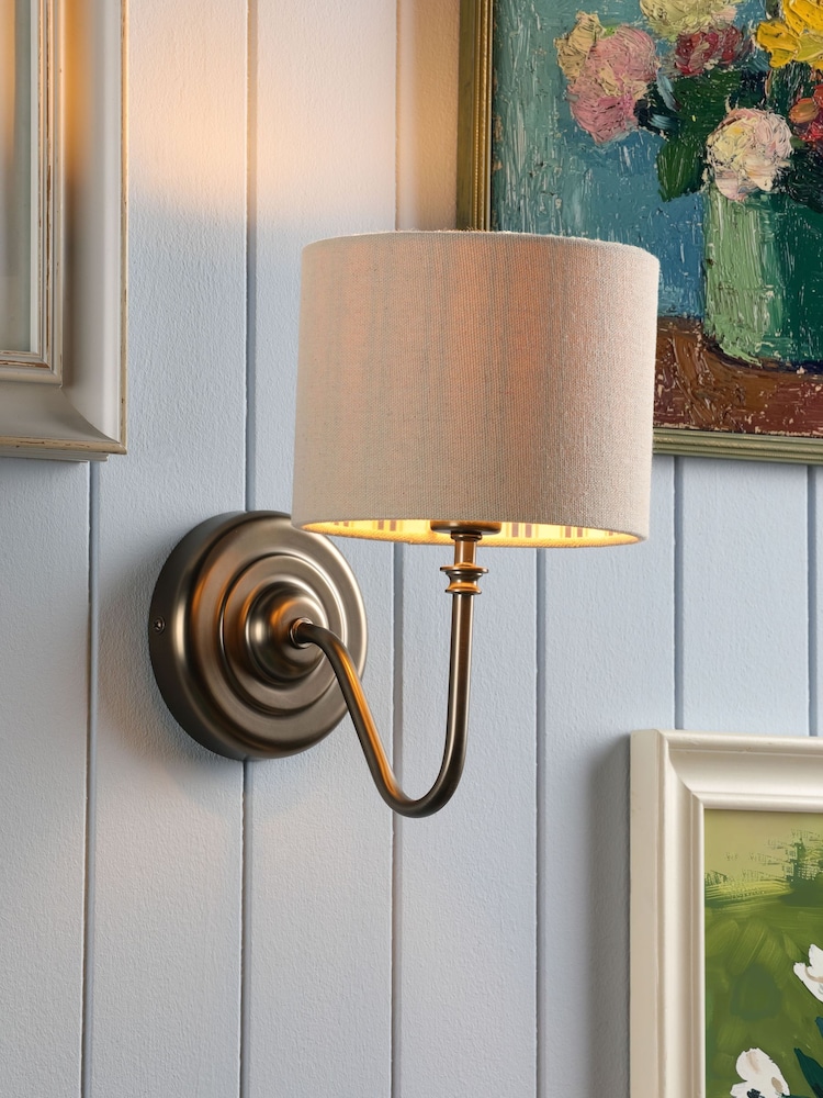 Joules Bronze Farley Wall Light - Image 1 of 9 Joules Bronze Farley Wall Light - Image 1 of 9