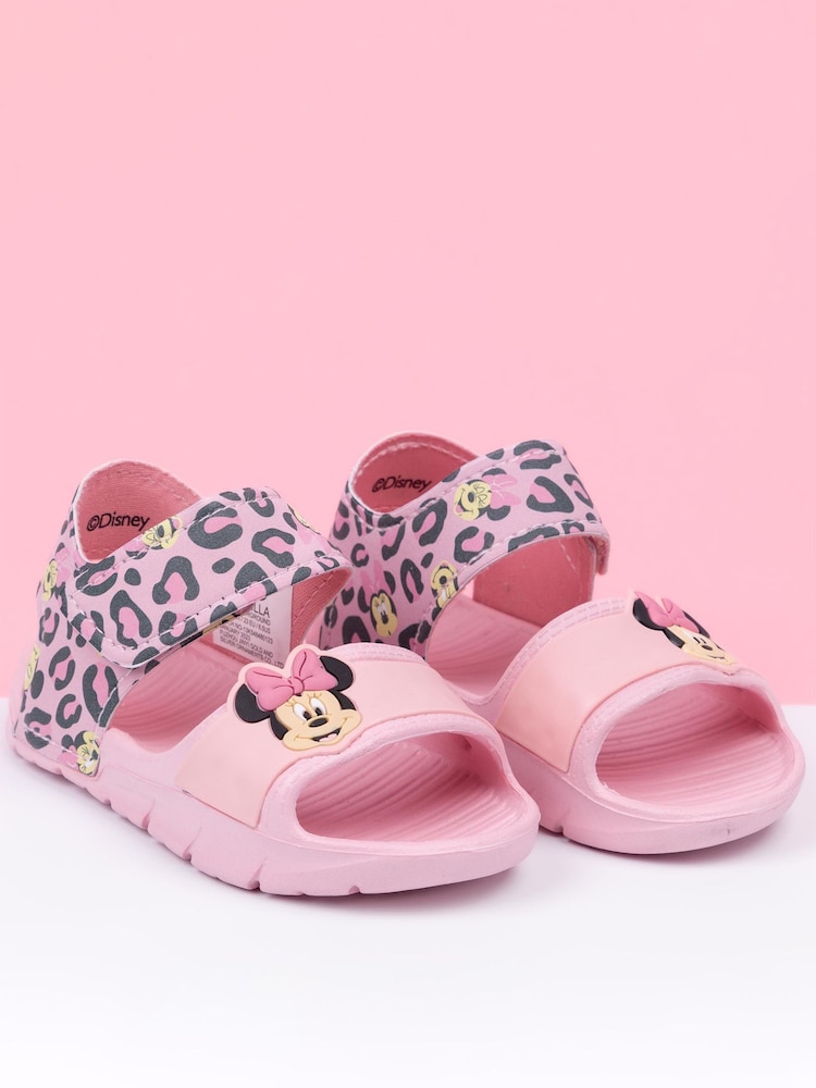 Vanilla Underground Pink Minnie Mouse Disney Sandals - Image 1 of 5 Vanilla Underground Pink Minnie Mouse Disney Sandals - Image 1 of 5